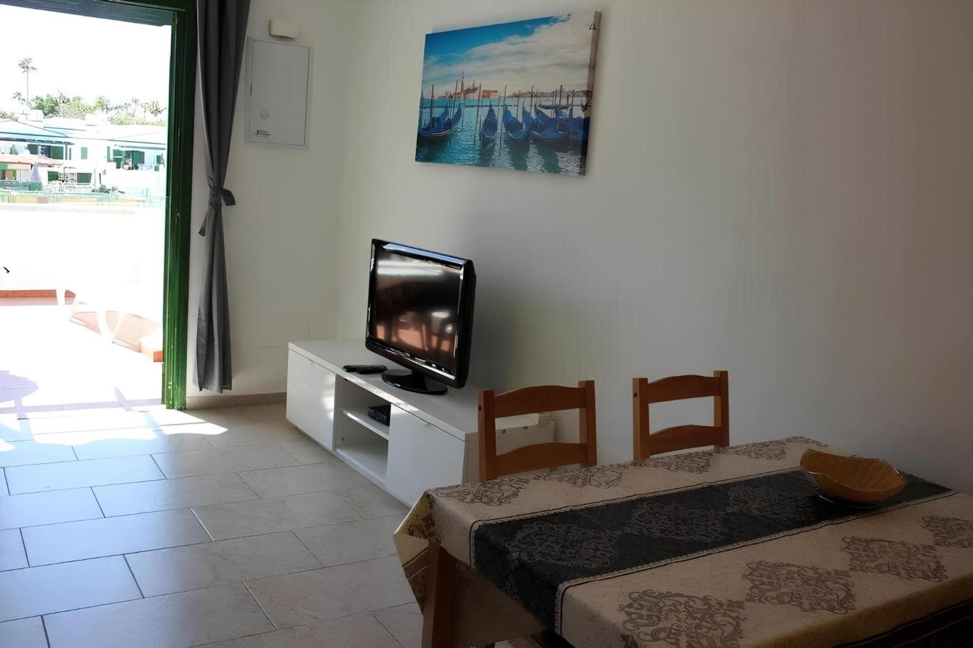 En Complejo Tranquilo En Vakantiehuis Maspalomas (Gran Canaria)